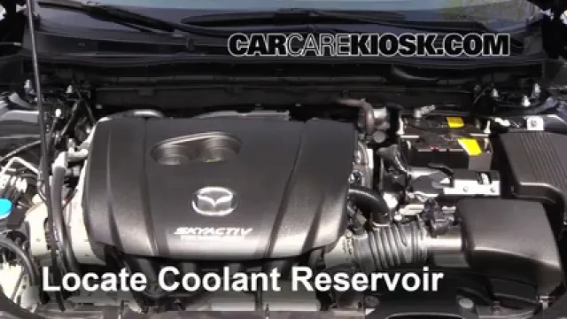 2015 Mazda 6 Sport 2.5L 4 Cyl. Sedan (4 Door) Coolant (Antifreeze) Add Coolant